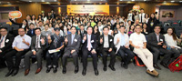 Higher Diploma students thank their mentors at the CUSCS Industrial Mentorship Programme closing ceremony
